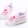 VLSN Pirates Print Pink PreWalker Booties Shoes 12116