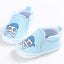 VLSN Pirates Print Light Blue PreWalker Booties Shoes 12127