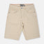 GH Round Pockets Beige Denim Shorts 11263