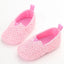 VLSN Knitted Style Canvas Pink Booties Shoes 12142