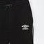 LFT Side Piping Umbro Black Fleece Trouser 12151