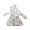 CRT Different Animals Print Terry Hooded Bathrobe 12211-(A)