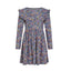 MWH All Over Stems & Flowers Full Sleeves Blue Frock 12228