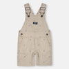 OSHKSH Anchor Print Coin Pocket Style Beige Cotton Dungaree 11568