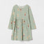 HM Dancing Mice Mist Green Full Sleeves Frock 12255