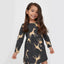 HM Giraffe Print Blackish Grey Full Sleeves Frock 12258