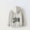 ZR SKTD Print Grey Fleece Zipper Hoodie 12267