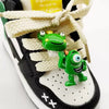 AMR Frog Face Green & Black Joggers 12282