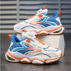 Rotating Laces Clip Orange & White Joggers 12285