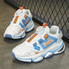 XXPA Rotating Laces Lock Light Blue & White Shoes 12289