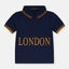 RL Royal Look London Embroided Navy Blue Polo 11617