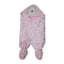 Bear Face Applic Powder Pink Romper Style Blanket 12323