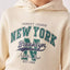 MX New York Print Off White Hoodie 12340