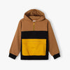 LS Stand Up For The Earth Block Style Brown Fleece Hoodie 12370