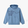 LS Change Print Cadet Blue Terry Hoodie 12374