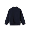 5.10.15 Good Vibes Print Dark Blue Terry Mock Neck Zipper 12388