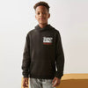 MX Fearless Print Rat Grey Fleece Kangroo Pocket Hoodie 12423