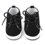 MI Hook Style Black Sneaker Shoes 12437