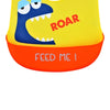 JYR Feed Me Yellow With Orange Silicon Pocket Bib 12449