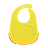 JYR Feed Me Yellow With Orange Silicon Pocket Bib 12449