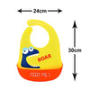 JYR Feed Me Yellow With Orange Silicon Pocket Bib 12449