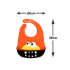 JYR Cookies Master Orange With Blue Silicon Pocket Bib 12450