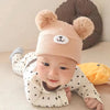 KBB Bear Aplic & Print Warm Brown Cap 12481