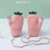 WM Inside Warm Sherpa Carrot Style Mid Pink Gloves 12497