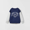 ZR New York Print Blue Terry Tracksuit 12517