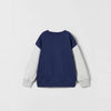 ZR New York Print Blue Terry Tracksuit 12517