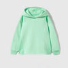 ZR Bottom Less Style Soft Green Terry Hoodie 12519