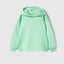 ZR Bottom Less Style Soft Green Terry Hoodie 12519