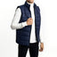 ZR Zip Pocket Navy Blue Sleeveless Puffer Jacket 12529