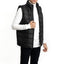 ZR Zip Pocket Black Sleeveless Puffer Jacket 12530