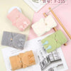 CN Hidden Cat Face Covered Grey Rabbit Fur Warm Gloves 12541