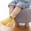 CN Yellow Stripes Silicon Bottom Socks Shoes 12559