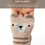 CN Brown Stripes Silicon Bottom Socks Shoes 12563