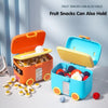 CN Mini Van Style Orange Travelling Milk Powder Container 12596