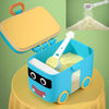 CN Mini Van Style Sky Blue Travelling Milk Powder Container 12595