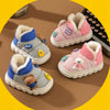 JSN Rich Bear Grey With Blue Soft Warm Shoes 12628