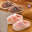Toy Story Bunny Badge Pink Fluffy Winter Slippers 12688