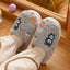 Toy Story Bear Badge Grey Fluffy Winter Slippers 12689