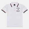 NAU Embroided Logo White Pique Polo 13027