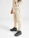 HR Pigeon Print Back Embroieded Beige Fleece Hoodie Tracksuit 14260