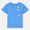 CA Shark Pocket Summer Dude Blue T-Shirt 13131