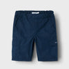 NME IT Cargo Pockets Navy Blue Cotton Shorts 13310