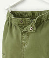 TAO Side Pocket Style Regular Fit Olive Green Cotton Pants 13294