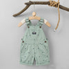 OSHKSH All over Little Dinos Print Pale Green Cotton Dungaree 11128