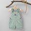 OSHKSH All over Little Dinos Print Pale Green Cotton Dungaree 11128