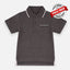 PNL Front Pocket Dark Grey Cotton Polo 1526